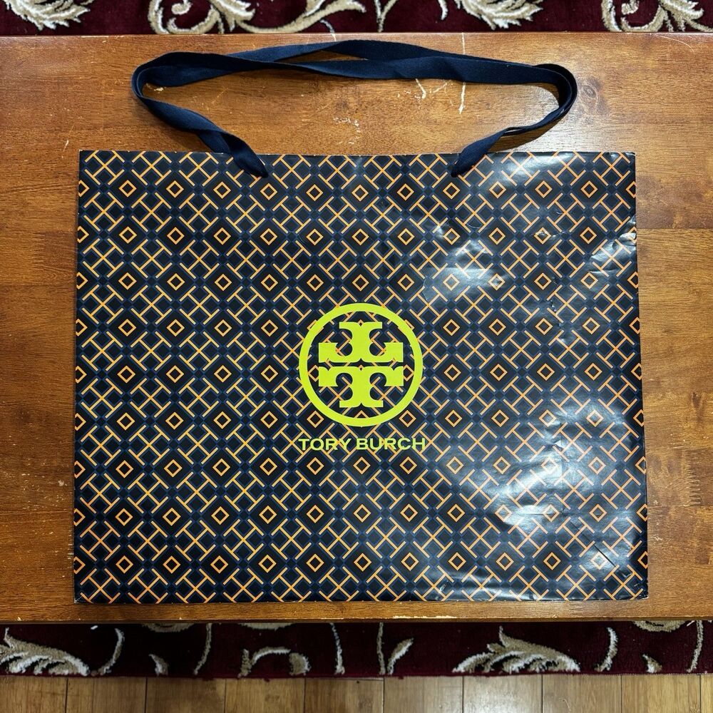 Tory Burch Large Gift Shopping Tote Bag Authentic 16 x 12" x 6"